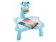 Kids Drawing Projector Table with Markers, Blue