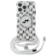 Karl Lagerfeld dėklas iPhone 16 Pro Max telefonui IML Crossbody, skaidrus