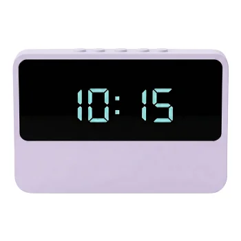 Setty LW2220 Digital LED Alarm Clock, Purple