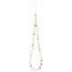 Guess IML Glitter Pearl Strap MagSafe Phone Case Cover iPhone 17 Pro Max - Transparent
