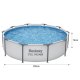 Karkasinis baseinas Bestway Steel Pro Max 56406, 305x76 cm, pilkas
