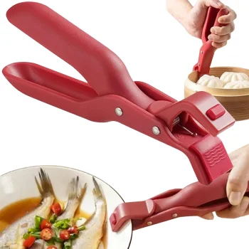Hot Pot Gripper Tongs for Pots and Bowls, 19 cm