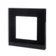 Stiklinis montavimo rėmelis Maclean MCE730B, vienvietis, 86 x 86 mm, juodas
