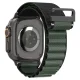 Spigen WBF1 dirželis Apple Watch 44 / 45 / 46 / 49 mm, juoda ir žalia