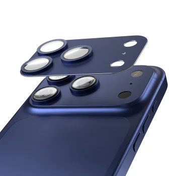 Etteri kameros apsauginis stiklas iPhone 17 Pro, mėlynas
