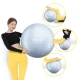 Gimnastikos kamuolys 4FIZJO Reh Ball 75 cm su pompa, pilkas