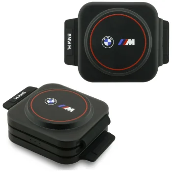 BMW M Qi2 15W 3-in-1 belaidis įkroviklis Print Logo - Raudonas