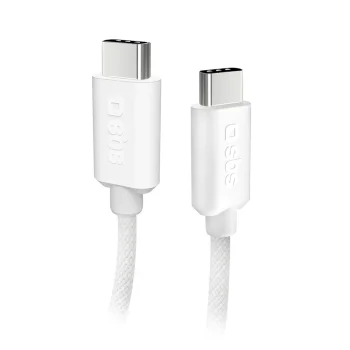 Sbs USB-C į USB-C pintas laidas, 1.5m, 60W, pilkas