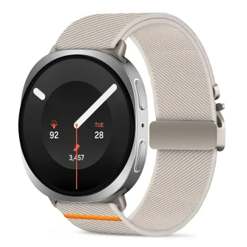 Tech-Protect Nylon Clasp dirželis Samsung Galaxy Watch 40 / 44 / 46 mm, smėlio (Starlight)