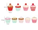 Wooden Play Set Tiered Cake Stand with Cupcakes KZ0821