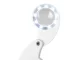 Sulankstoma juvelyrinė lupa 60x su LED ir UV apšvietimu, kraunama per USB, sidabrinė