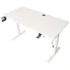 Elektra reguliuojamas stalas 120x60 cm su valdymo skydeliu ir atmintimi, baltas