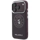 Karl Lagerfeld Point & Choupette Sketch MagSafe dėklas skirtas iPhone 18 Pro / 17 Pro, bordo