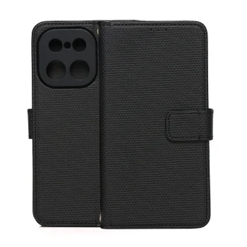 Atverčiamas dėklas Smart Triangle skirtas Realme 16 Pro Plus 5G, juodas