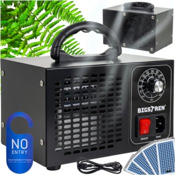Bigstren 25076 ozonatorius, 150W oro valytuvas su 60 min. laikmačiu, juodas