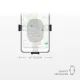 SBS TESUPPCLIPGRAVK gravitacinis automobilinis telefono laikiklis, juodas