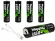 Kraunamos AA Li-Ion 1.5V 2200mWh baterijos su USB-C, 4 vnt.