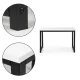ModernHome kompiuterio stalas, baltas