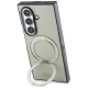 Guess Magnetic Ring Stand dėklas Samsung Galaxy Z Fold 8 Ultra, smėlio spalvos