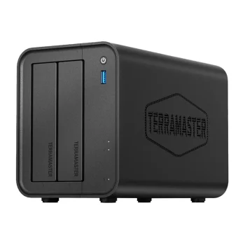 NAS serveris TerraMaster F2-425, 2 skyrių, 2.5GbE, 4 GB DDR4