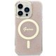 Guess dėklas iPhone 14 Pro su MagSafe, rožinis
