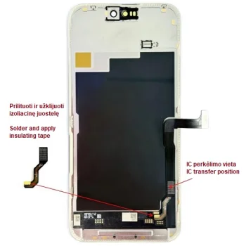 Ekranas iPhone 15 Pro Max, LTPO Soft OLED, 120Hz