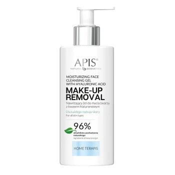Apis Moisturizing Facial Cleansing Gel with Hyaluronic Acid, 300 ml