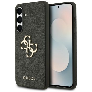 Guess dėklas Samsung Galaxy S25 FE telefonui, HC PU Leather 4G Metal Logo, juodas
