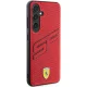Ferrari Big SF Perforated dėklas, skirtas Samsung Galaxy S24, raudonas