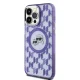 Karl Lagerfeld dėklas iPhone 15 Pro, IML Monogram Karl & Choupette MagSafe, violetinis