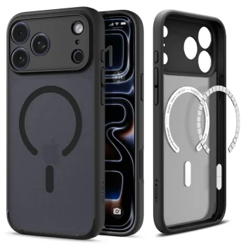 Spigen Ultra Hybrid Mag dėklas, skirtas iPhone 17 Pro Max, juodas