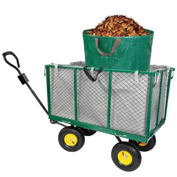 Carruzzo Garden Transport Cart with Trailer