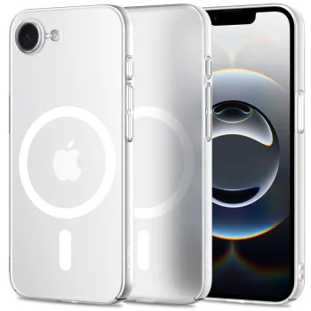 Tech-Protect MagSlim MagSafe dėklas iPhone 16e / 17e, Matte Ice