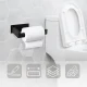 Stainless Steel Toilet Paper Holder, Black