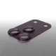 Etteri kameros apsauginis stiklas, skirtas iPhone 18 Pro Max, Dark Cherry