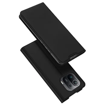 Atverčiamasis dėklas DUX DUCIS Skin Pro telefonui Xiaomi Mi 11 Pro, juodas