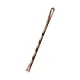 Metaliniai plaukų segtukai E-57 5.6 cm, 120 vnt., auksiniai