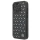 Mercedes iPhone 13 / 13 Pro dėklas Silver Stars Pattern, juodas