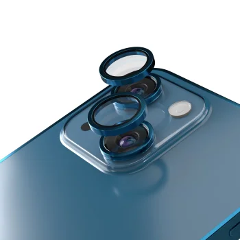 Etteri kameros apsauginis stiklas iPhone 13 / 13 Mini, mėlynas