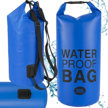Waterproof Dry Bag / Backpack 30L, Blue