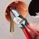 KNIPEX šoninės replės 160 mm su plastiku dengtomis rankenomis