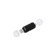 Hama Basic USB 2.0 OTG atminties kortelių skaitytuvas, juodas / skaidrus