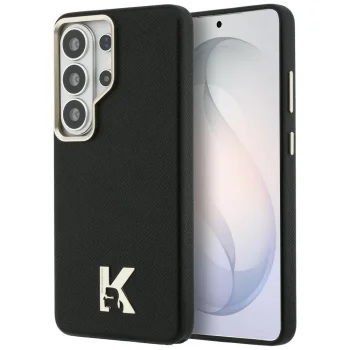 Karl Lagerfeld K Metal Logo MagSafe dėklas Samsung Galaxy S26 Ultra, juodas