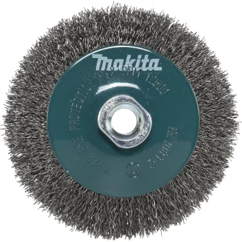 Makita D-39849 kūginis vielinis šepetys kampiniam šlifuokliui, 115 mm, M14
