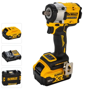 Akumuliatorinis smūginis veržliaraktis DeWalt DCF922P2T-QW, 18V, 2x 5.0Ah, 1/2"