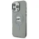 Karl Lagerfeld dėklas iPhone 16 Pro telefonui IML Metal Karl Head MagSafe, juodas