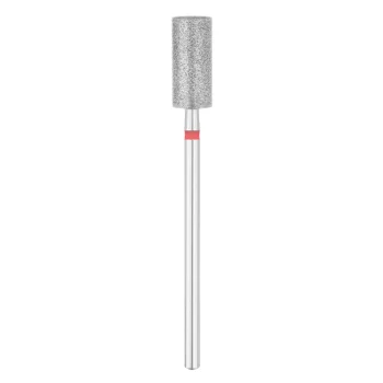 Exo Pro Diamond Nail Drill Bit, Cylinder, 6.0 mm (Red)