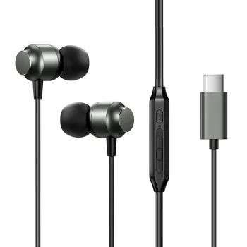 Joyroom JR-EC06 USB-C In-Ear Headphones, Gray