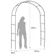 Plonos PL-990 sodo pergola-arka vijokliniams augalams, 240 cm, juoda