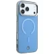 Dėklas Mercedes iPhone 18 Pro Max / 17 Pro Max Double Layer MagSafe, mėlynas